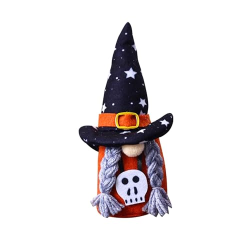 YWJewly Halloween Kinder Deko Cartoon Mann Puppe Halloween Keine Gesicht Puppe Figur Halterung Tisch Mit Tastatur (A, One Size) von YWJewly