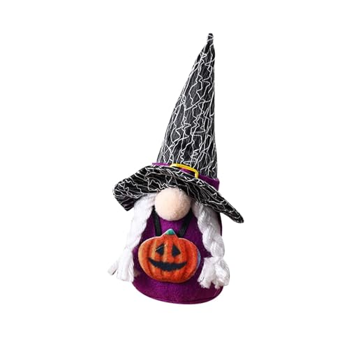 YWJewly Halloween Kinder Deko Cartoon Mann Puppe Halloween Keine Gesicht Puppe Figur Halterung Tisch Mit Tastatur (B, One Size) von YWJewly