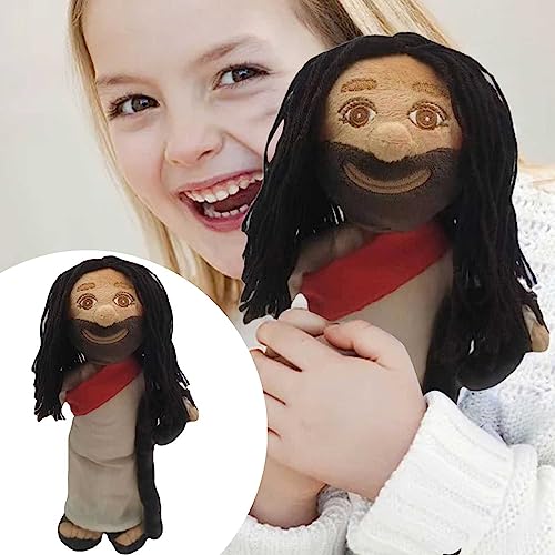 YWJewly Tischdeko Boho Mein Freund Christus Gefüllte Puppe Gehstock Plüsch Puppe Christus Mary Arabische Puppe Plüsch Für Kinder Geschenk Mauspad Holz (Red, One Size) von YWJewly