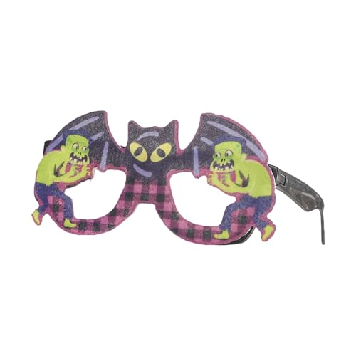 YWJewly Weihnachten Mitbringsel Feiertage! Festliche Halloween-Brille mit Weihnachtsthema, verrückte Partybrille für saisonale Feierlichkeiten, einzigartiges Kostümzubehör (E #7, 14X10X2CM) von YWJewly