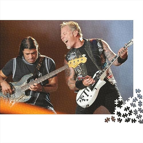 1000 Teile Puzzle Für Erwachsene 1000 Teile Puzzle Metallica Band Puzzles Holzpuzzle Für Erwachsene Und Jugendliche 75X50cm von YWLETO