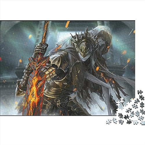 1000 Teile Puzzle Für Erwachsene Dark Souls Puzzle Holzkreative Puzzles Impossible Puzzle Brain Challenge Puzzle Für Jugendliche 75X50cm von YWLETO