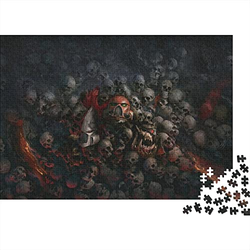 Puzzle 1000 Teile Holzpuzzle Warhammer 40K Puzzles Erwachsene Kreatives Puzzle Geburtstagsgeschenk Puzzle für Jugendliche und Erwachsene 1000 Teile (75x50cm) von YWLETO