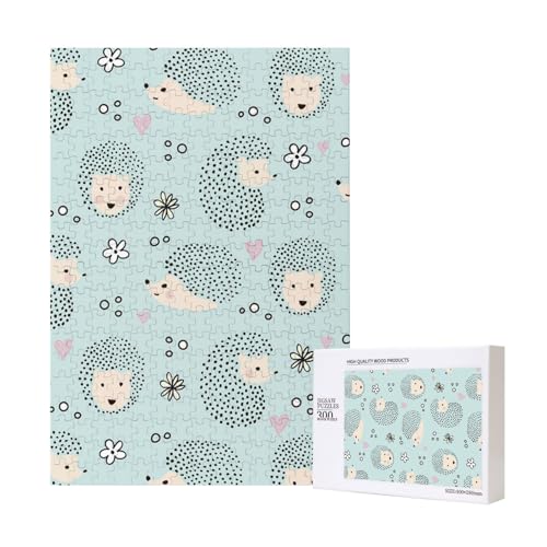 Viele Igel,300 Teile Holzpuzzle Familienspiel Puzzle für Erwachsene und Jugendliche Viele Igel,300 Teile Holzpuzzle Familienspiel Puzzle für Erwachsene und Jugendliche von YWSOTRE