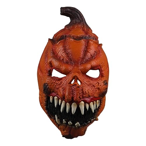 YWSTYllelty Halloween Kostüm Party Kürbisse Latex Maske Kürbisse Ghost Maske Call of Duty Kostüm Gruselige Vollkopf 3D Maske aus NatüRlich von YWSTYllelty