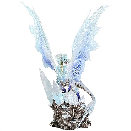 Monster Hunter Figur Velkhana Figur Nergigante Figur Silver Rathalos Figur Rathalos Figur Dragon Modellfigur Ornaments PVC Statue von YXCC-SEN