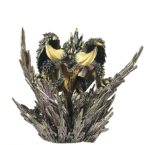 Monster Hunter Figur Velkhana Figur Nergigante Figur Silver Rathalos Figur Rathalos Figur Dragon Modellfigur Ornaments PVC Statue von YXCC-SEN