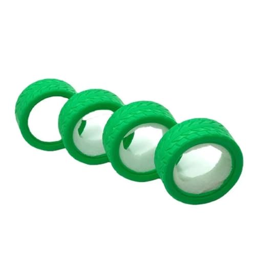 4Pcs 65mm 1/10 RC On-Road Drift Touring Auto Gummi Reifen Rad Reifen for Sak-ura for trax-xas HSP for Tami-ya HPI for Kyosho RedCat(Green) von YXIUEYINGE