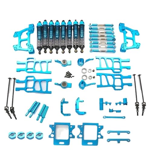 Volle Set Upgrade Teile for HSP RC 1:10 94111 94108 94110 Crawler Auto Monster(Blauw) von YXIUEYINGE