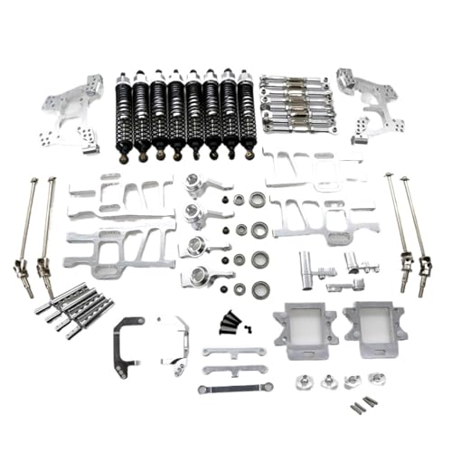 Volle Set Upgrade Teile for HSP RC 1:10 94111 94108 94110 Crawler Auto Monster(Silver) von YXIUEYINGE