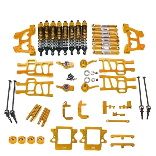 Volle Set Upgrade Teile for HSP RC 1:10 94111 94108 94110 Crawler Auto Monster(Yellow) von YXIUEYINGE