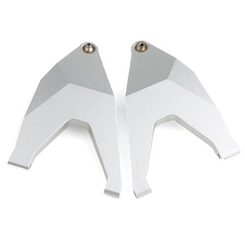 YXIUEYINGE 2Pcs Metall Front Lower Suspension Arm for Trax-xas Unlimited for Desert Racer for UDR 1/7 RC Auto Upgrade Teile Zubehör(White) von YXIUEYINGE