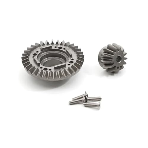 YXIUEYINGE 40CR Stahl Differential Ring Gear Output Gears Set 8578 8579 for UDR Unlimited for Desert Racer 1/7 RC Auto Teile Zubehör(Rear) von YXIUEYINGE