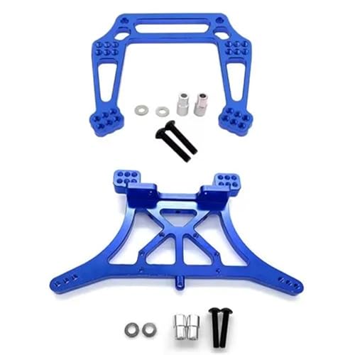 YXIUEYINGE Aluminium-Stoßdämpferhalterungen vorne und hinten ersetzen 3638 3639 for 1/10 for Trax-xas Slash 2WD for Stampede VXL for Skully Upgrade-Teile(1set Blue) von YXIUEYINGE