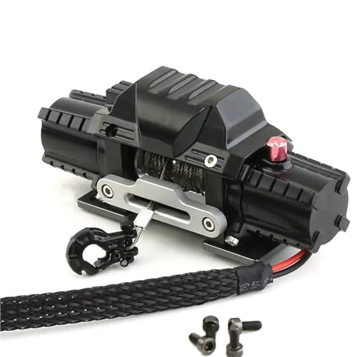 YXIUEYINGE Dual Motor Metall Simulierte Winde for 1/8 1/10 RC Crawler Auto Axial SCX10 for Trax-xas TRX4 RC4WD D90 KM2 for Redcat YK4082 Upgrade Teile(B) von YXIUEYINGE