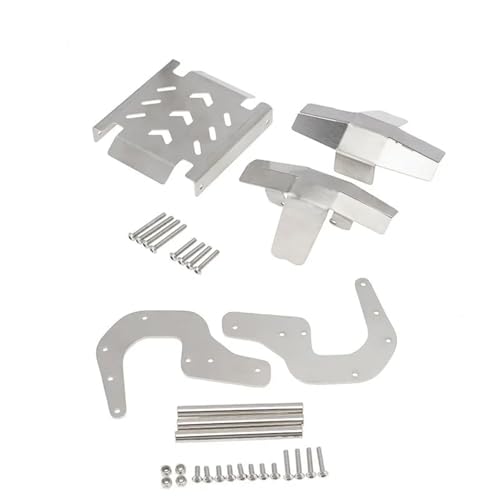 YXIUEYINGE Metall Frontstoßstange und Chassis Armor Achsschutz for LOSI for LMT 4WD Vollachse Monster Truck RC Car Upgrade Teile Zubehör von YXIUEYINGE