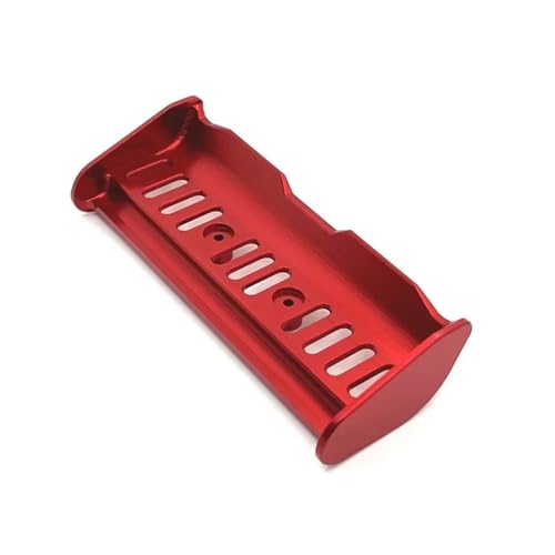 YXIUEYINGE Metall Heckflügel Heckspoiler for MJX 14209 14210 16207 16208 16209 16210 H16 M162 163 1/14 1/16 RC Auto Upgrade Teile Zubehör(Rood) von YXIUEYINGE