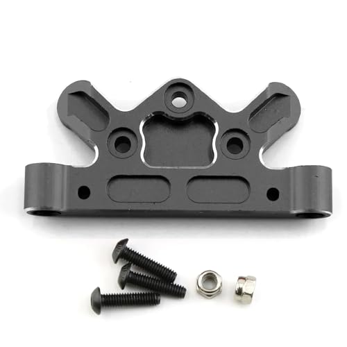 YXIUEYINGE Metall-Lenkbaugruppe, Lenkhebel und Lenkkopfplatte for ARR-ma 1/5 for KRATON 8S Outcast 8S RC-Car-Upgrade-Teile(Steering Top Plate/Black) von YXIUEYINGE