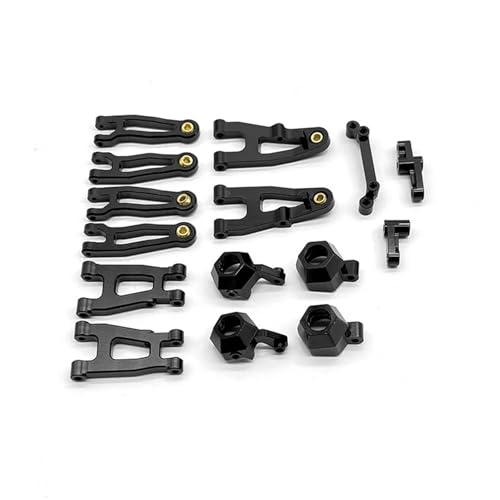 YXIUEYINGE Metall-Lenkbecher-Set for Vorder- und Hinterschwinge for SG 1603 SG1603 SG1604 UD1601 UD1602 UD1603 1/16 RC Car Upgrades Teile(Zwart) von YXIUEYINGE