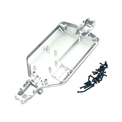 YXIUEYINGE Metall-Upgrade-Chassis for SCY 1/16 16101 Full Series for C8805 Metall-Upgrade-Teile Rc-Modell Crawler Car Truck Buggy(Silver) von YXIUEYINGE