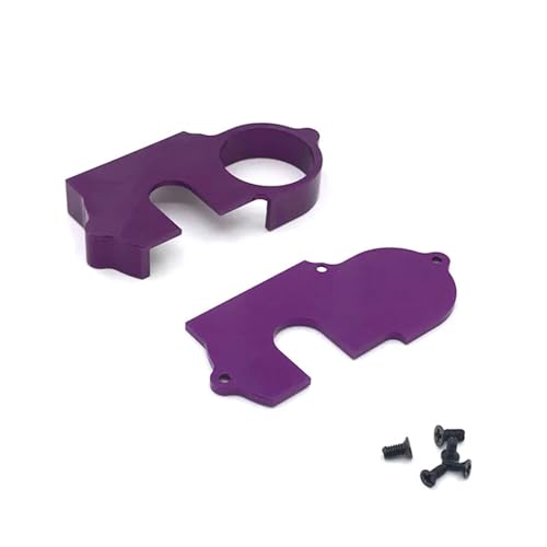 YXIUEYINGE Metall Upgrade Getriebe Staubschutz for Wltoys 1/14 144010 144001 144002 1/12 124016 124017 124018 124019 RC Auto Teile(Purple) von YXIUEYINGE