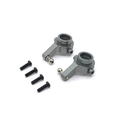 YXIUEYINGE Metall-Upgrade-Modifikation vorne Lenkbecher for WLtoys A949 A959 A969 A979 K929 RC Autoteile(Dark Grey) von YXIUEYINGE