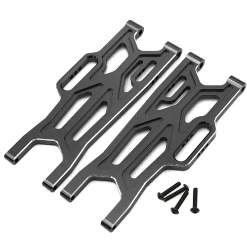 YXIUEYINGE Metall-Vorderradaufhängungsarme Schwingarm ARA330711 for ARR-ma 1/10 for KRATON 4X4 4S V2 BLX Outcast 4X4 4S V2 BLX RC-Auto-Upgrade-Teile(Zwart) von YXIUEYINGE