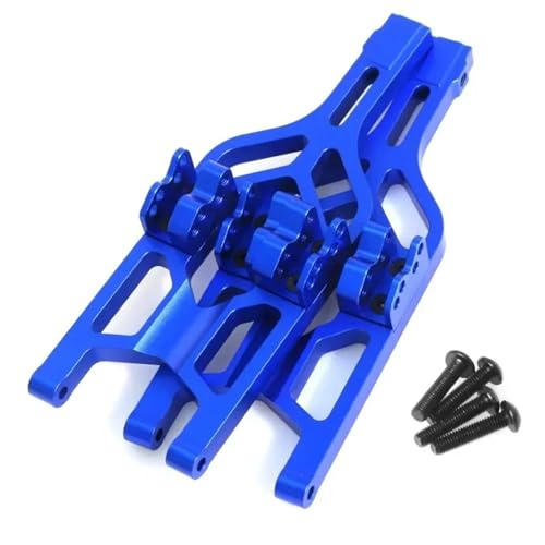 YXIUEYINGE Metall Vorne Hinten Unten Suspension Arm 5132R for 1/10 for Trxs E-MAXX T-MAXX RC Auto Upgrade Teile Zubehör(Blauw) von YXIUEYINGE