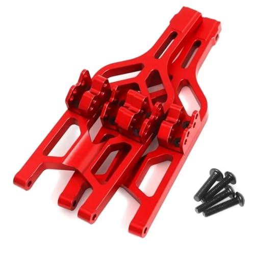 YXIUEYINGE Metall Vorne Hinten Unten Suspension Arm 5132R for 1/10 for Trxs E-MAXX T-MAXX RC Auto Upgrade Teile Zubehör(Rood) von YXIUEYINGE