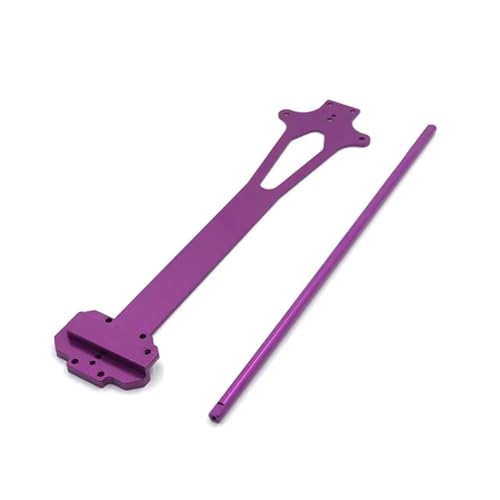 YXIUEYINGE Verbesserte Metallmodifikation Zweite Schichtplatine Zentrale Antriebswelle for WLtoys 1/12 124018 124019 RC Autoteile(Purple) von YXIUEYINGE