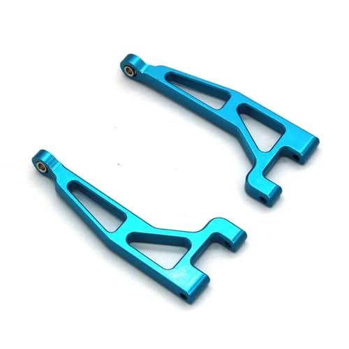 YXIUEYINGE for Hyper Go for MJX 16207 H16PL Modell 1/16 RC Auto Metall Upgrade Teile Hinten Oberen Schaukel Arm(Blauw) von YXIUEYINGE