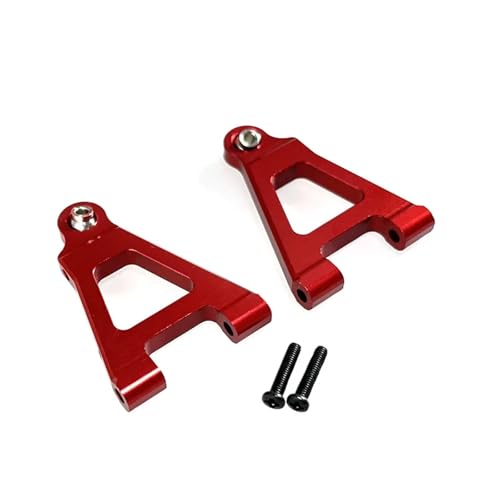 YXIUEYINGE for Mjx for Hyper Go 1/14 14301 14302 Fernbedienung Auto Geändert Zubehör Teile Verbesserte Metall Front Lower Swing Arm(Rood) von YXIUEYINGE