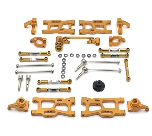 YXIUEYINGE for WLtoys 144010 144002 124017 124019 124018 144001 124007 RC Auto Teile Upgrade Metall Kit Antriebswelle Zugstange Schaukel arm Lenkung(B2) von YXIUEYINGE