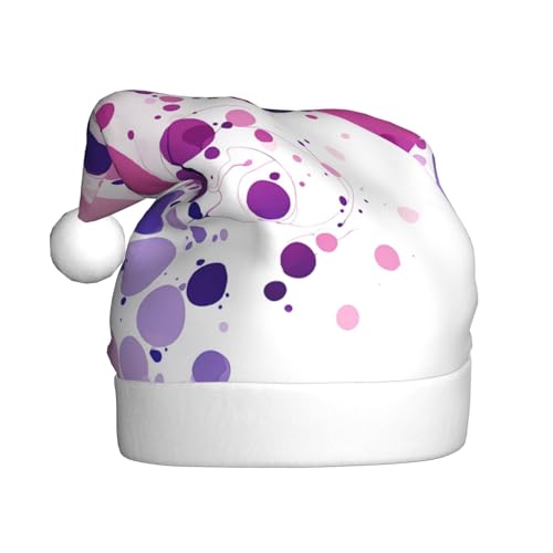 YXLymxDAMAI Weihnachtsmütze für Erwachsene, mehrfarbige Aufnäher, Unisex, klassischer Weihnachtsmannhut für Neujahrsparty, Rot YXLymxDAMAI Weihnachtsmütze für Erwachsene, mehrfarbige Aufnäher, Unisex, klassischer Weihnachtsmannhut für Neujahrsparty, Rot von YXLymxDAMAI