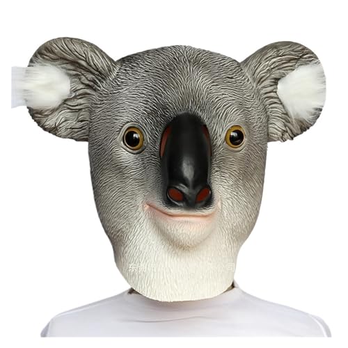 YYAZXSIQ Halloween Koala Maske Koala Tier Masken Koala Lustige Masken für Unisex Cosplay Maskerade Party Performance Lustige Requisiten / Universalgröße von YYAZXSIQ