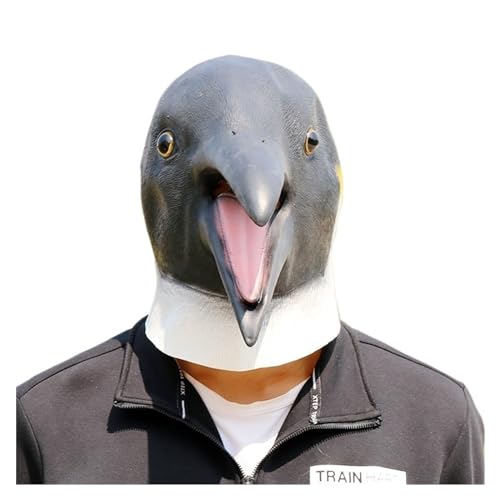 YYAZXSIQ Halloween Pinguin Maske Pinguin Tiermasken QQ Lustige Masken Cosplay Maskerade Party Performance Lustige Requisiten / Universalgröße von YYAZXSIQ