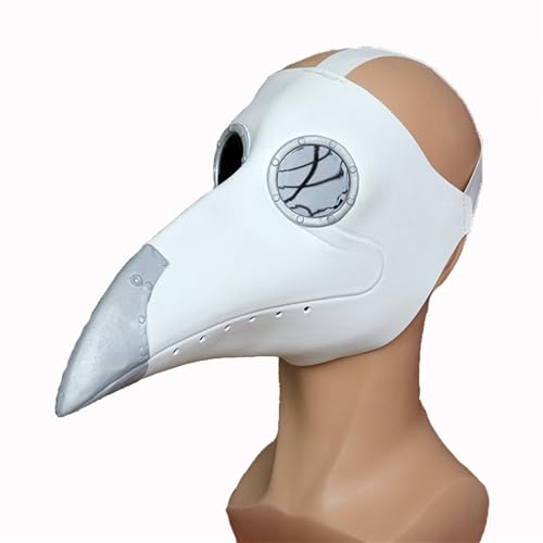 YYAZXSIQ Halloween-Schnabelmaske, Vögel, Tiermasken, Schnabel, lustige Masken für Erwachsene, Cosplay-Masker, Party-Aufführung, lustige Requisiten, Universalgröße (Farbe: weißer Schnabel) von YYAZXSIQ