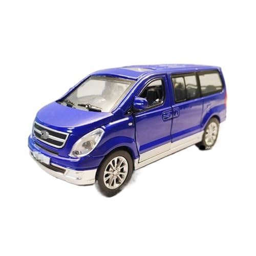 YYFhck Modellauto aus Metall Für H&yundai Für H-1 Grand MPV Legierung Auto Modell Druckguss Metall Auto Modell 1:32 Spezifikationen(Blue) von YYFhck