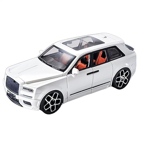 YYFhck Modellauto aus Metall Für R&olls für Cullinan SUV Legierung Auto Modell Druckguss Metall Auto Modell 1:20 Spezifikationen(White) von YYFhck