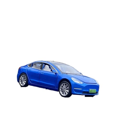 YYFhck Modellauto aus Metall Für T&esla Für Modell 3 Legierung Auto Modell Druckguss Metall Fahrzeug Auto Modell 1:32 Spezifikationen(Blue) von YYFhck