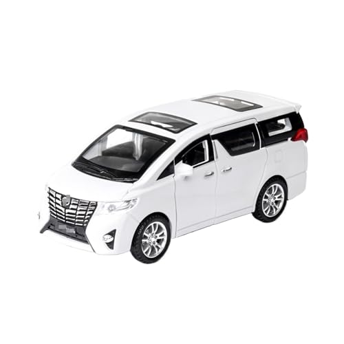 YYFhck Modellauto aus Metall Für T&oyota Für Alpha MPV Diecast Alloy Car Modellauto 1:32 Spezifikationen(White) von YYFhck