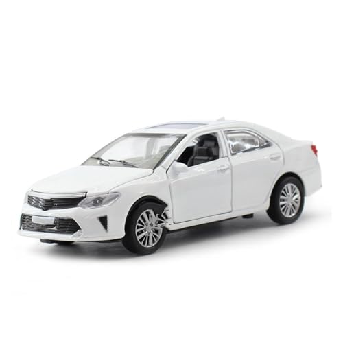 YYFhck Modellauto aus Metall Für T&oyota Für Camry Metalllegierung Druckgussauto Modell Modellauto 1:32 Spezifikationen(White) von YYFhck