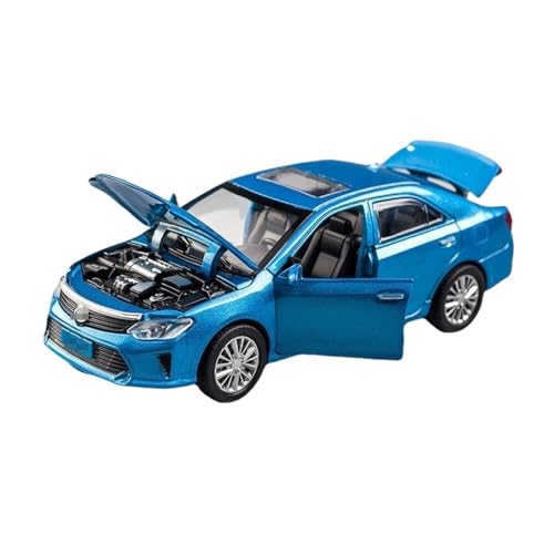 YYFhck Modellauto aus Metall Für T&oyota Für Camry Metallmodellauto 1:32 Spezifikationen(Blue) von YYFhck