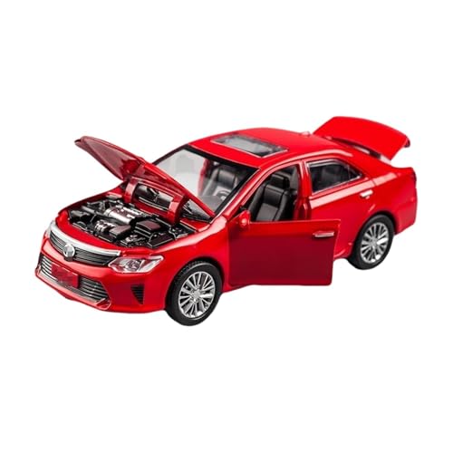 YYFhck Modellauto aus Metall Für T&oyota Für Camry Metallmodellauto 1:32 Spezifikationen(Red) von YYFhck