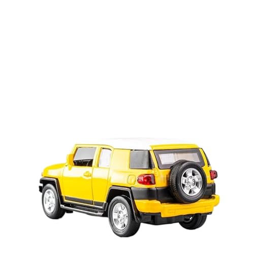 YYFhck Modellauto aus Metall Für T&oyota Für FJ Cruiser Automodell Diecast Metal Fahrzeuge Automodell 1:32 Spezifikationen(Yellow) von YYFhck