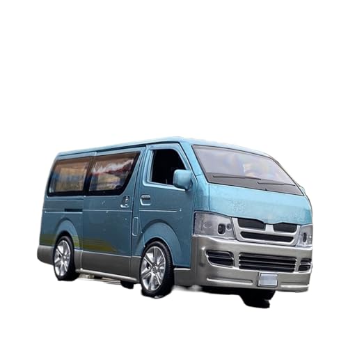 YYFhck Modellauto aus Metall Für T&oyota Für HIACE MPV Automodell Diecast Metal Fahrzeuge Automodell 1:32 Spezifikationen(Blue) von YYFhck