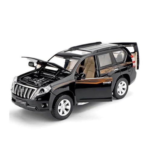 YYFhck Modellauto aus Metall Für T&oyota Für Prado SUV Legierung Auto Diecast Metall Fahrzeuge Auto Modell 1:32 Spezifikationen(Black 1) von YYFhck