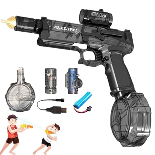 Ultimate Battle Blaster-Wasserpistole, Ultimate Aqua Blaster, Ultimate Water Blaster für draußen, für Sommer-Pool- und Strandparty-Spielzeug(Black) von YYGJYGOO