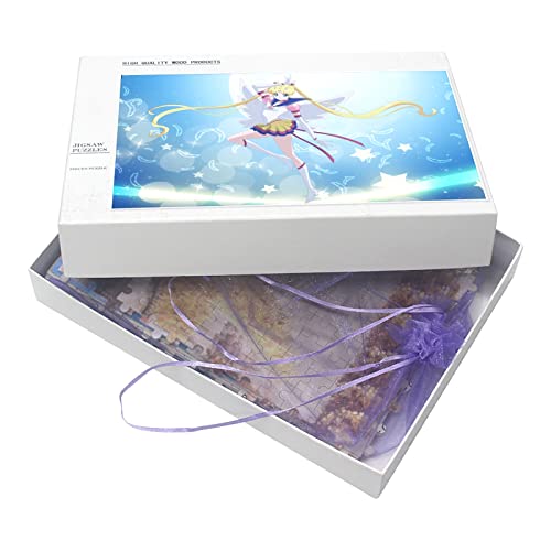Anime Sailor Moon，Holz- Puzzle 1000 Stück Adult Toys Dekompressionsspiel（75x50cm）-5 von YYHMKB