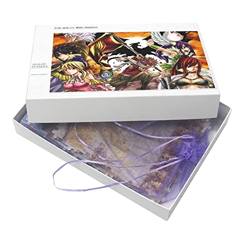 Papp-Puzzle 1000 Stück，Anime Fairy Tail，Lernspielzeug Für Erwachsene Geburtstagsgeschenk（50x70cm）-5 von YYHMKB